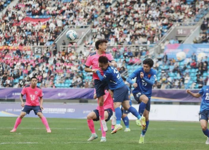 半场：扬州0-0镇江，徐君、肖陈亚任意球造险