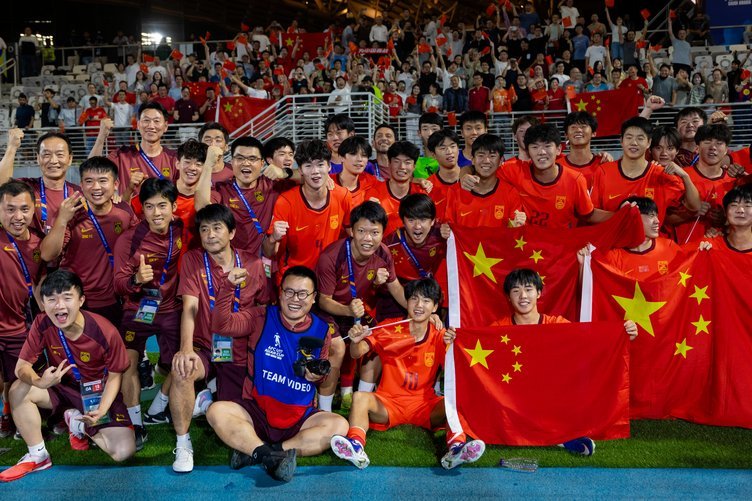 U17国足3-0力克澳大利亚，帅惟浩破门赵松源建功