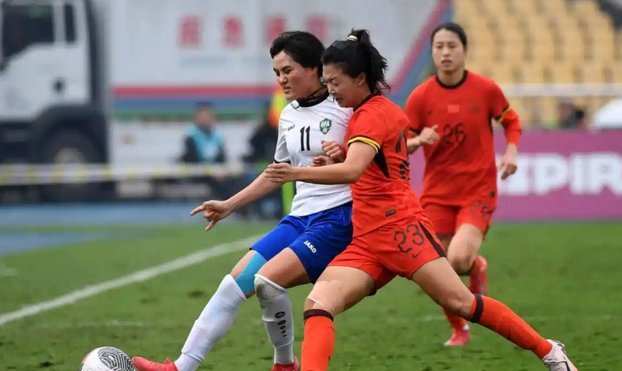 中国女足1比1乌兹别克斯坦，亚运前两场收获1胜1平